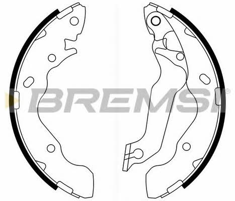 Bremsi GF0741 Brake shoe set GF0741