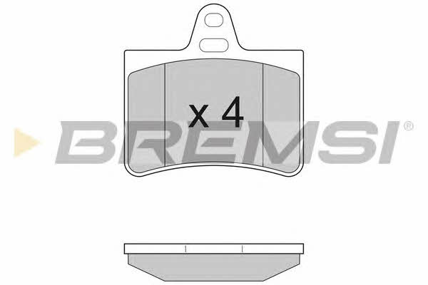 Bremsi BP2938 Brake Pad Set, disc brake BP2938