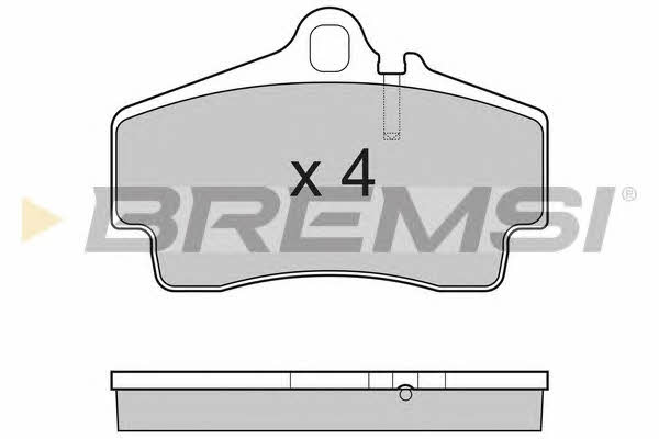 Bremsi BP3176 Brake Pad Set, disc brake BP3176