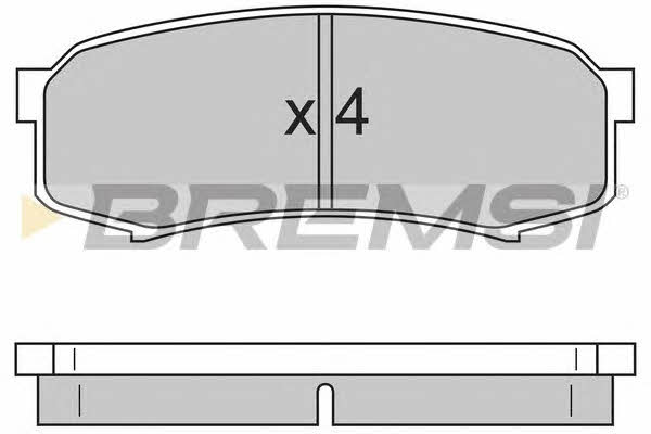 Bremsi BP2597 Brake Pad Set, disc brake BP2597