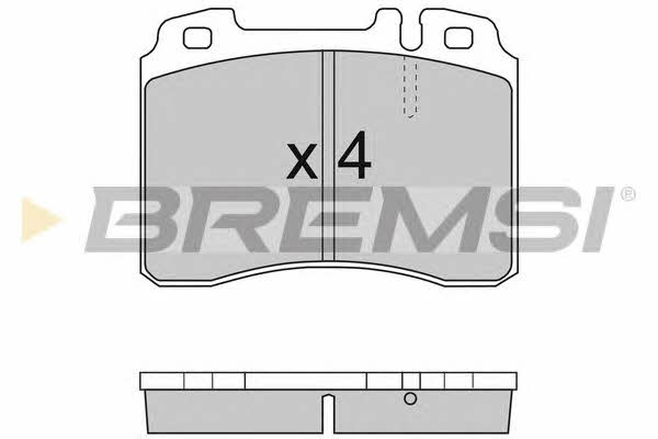 Bremsi BP2709 Brake Pad Set, disc brake BP2709