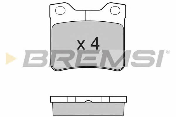 Bremsi BP2728 Brake Pad Set, disc brake BP2728