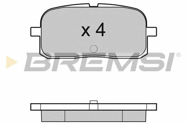 Bremsi BP2988 Brake Pad Set, disc brake BP2988