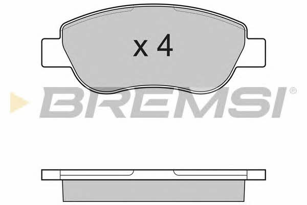 Bremsi BP3186 Brake Pad Set, disc brake BP3186