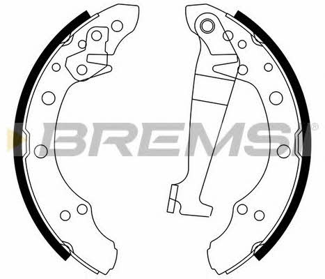 Bremsi GF0543 Brake shoe set GF0543