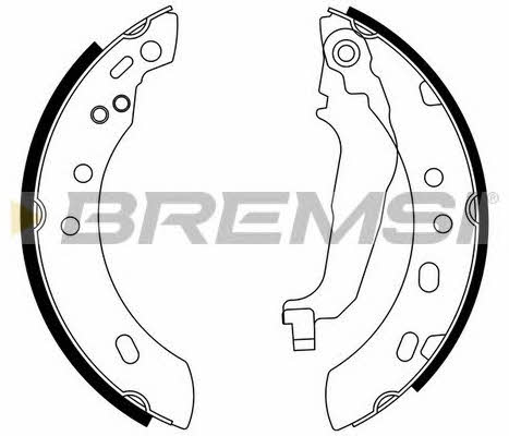 Bremsi GF0856 Brake shoe set GF0856