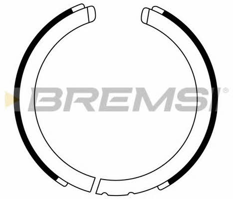Bremsi GF0875 Parking brake shoes GF0875