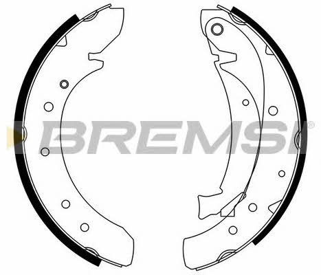 Bremsi GF0176 Brake shoe set GF0176