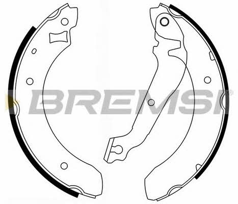 Bremsi GF0215 Brake shoe set GF0215