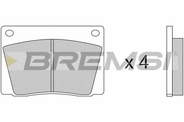 Bremsi BP2052 Brake Pad Set, disc brake BP2052