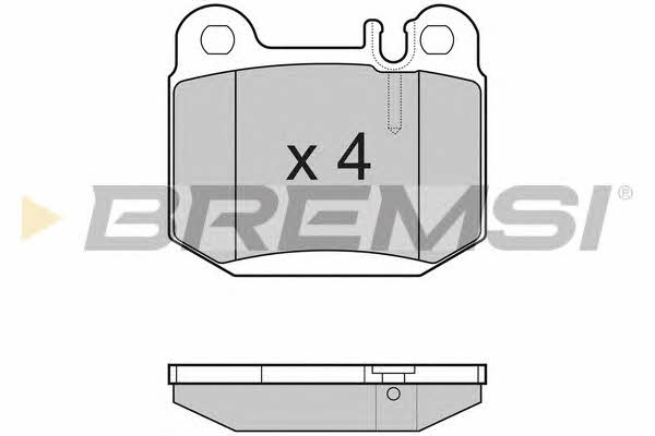 Bremsi BP3177 Brake Pad Set, disc brake BP3177