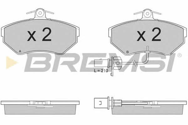Bremsi BP2935 Brake Pad Set, disc brake BP2935