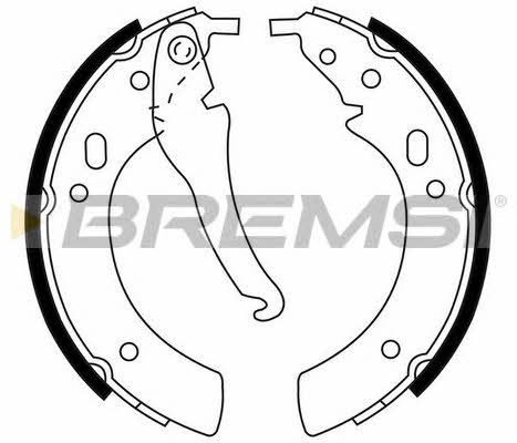 Bremsi GF0074 Brake shoe set GF0074