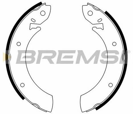 Bremsi GF0206 Brake shoe set GF0206