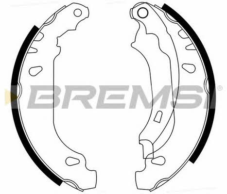 Bremsi GF0386 Brake shoe set GF0386