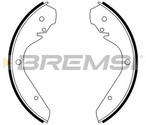 Bremsi GF0538 Brake shoe set GF0538