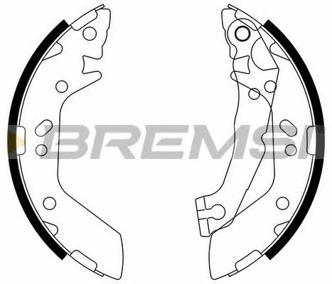 Bremsi GF0740 Brake shoe set GF0740