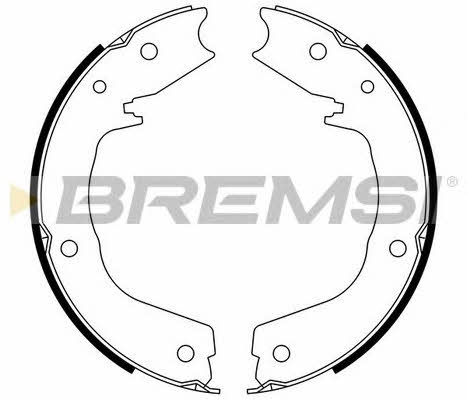 Bremsi GF0831 Parking brake shoes GF0831