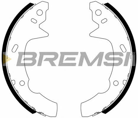 Bremsi GF4566 Brake shoe set GF4566