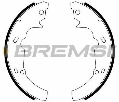 Bremsi GF4618 Brake shoe set GF4618