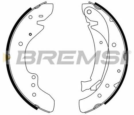Bremsi GF0175 Brake shoe set GF0175