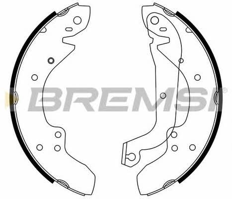 Bremsi GF0210 Brake shoe set GF0210