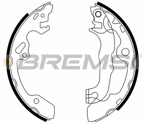 Bremsi GF0238 Brake shoe set GF0238
