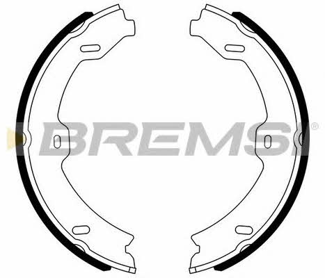 Bremsi GF0318 Parking brake shoes GF0318