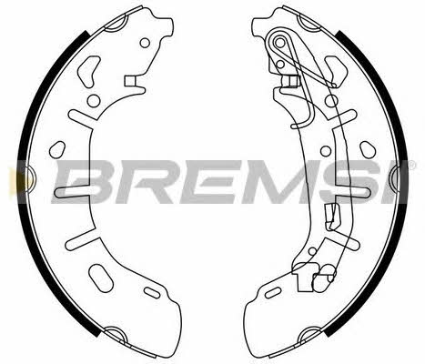 Bremsi GF0148 Brake shoe set GF0148