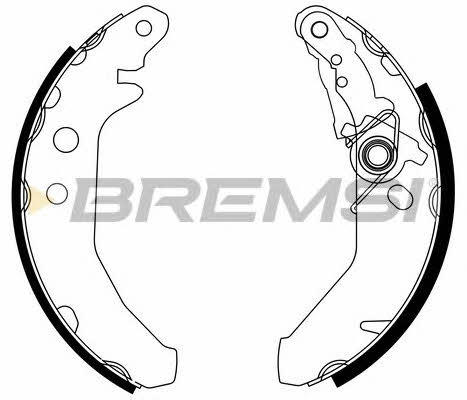 Bremsi GF0225-1 Brake shoe set GF02251