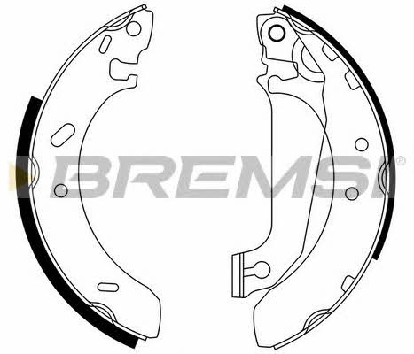 Bremsi GF0227 Brake shoe set GF0227