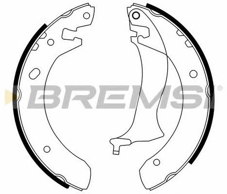 Bremsi GF0436 Brake shoe set GF0436