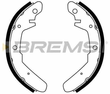 Bremsi GF0551 Brake shoe set GF0551