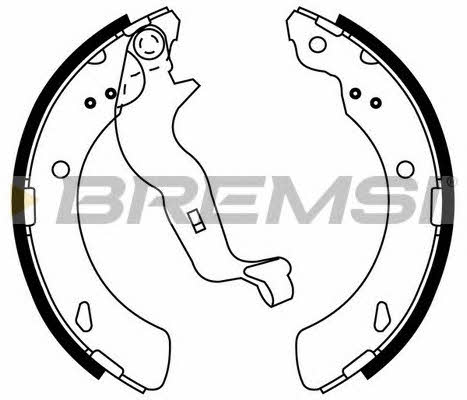 Bremsi GF0922 Brake shoe set GF0922