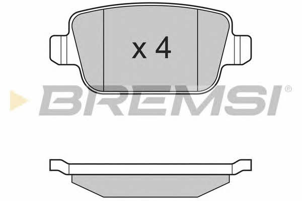 Bremsi BP3300 Brake Pad Set, disc brake BP3300