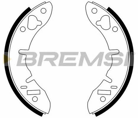 Bremsi GF0261 Brake shoe set GF0261