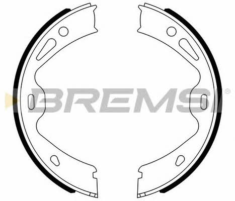 Bremsi GF0331 Parking brake shoes GF0331