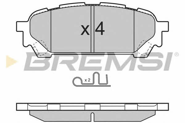 Bremsi BP3270 Brake Pad Set, disc brake BP3270