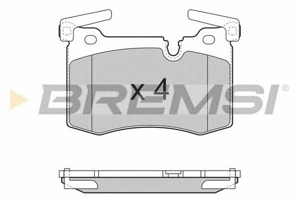 Bremsi BP3388 Brake Pad Set, disc brake BP3388