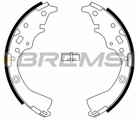 Bremsi GF0956 Brake shoe set GF0956