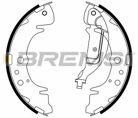 Bremsi GF0738 Brake shoe set GF0738