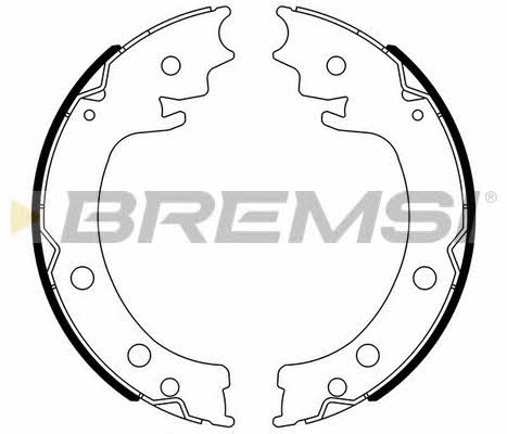 Bremsi GF0908 Parking brake shoes GF0908