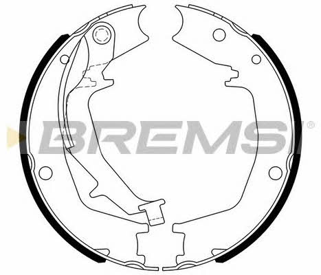 Bremsi GF0727 Parking brake shoes GF0727