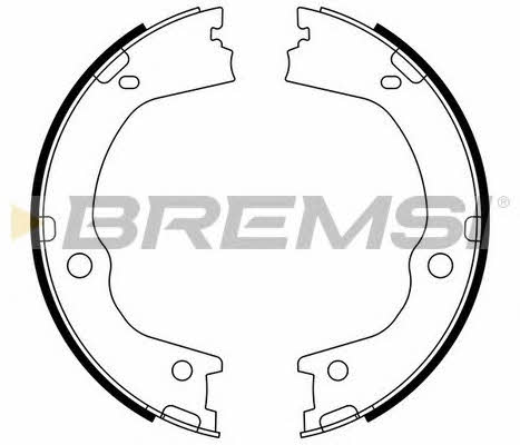 Bremsi GF0898 Parking brake shoes GF0898