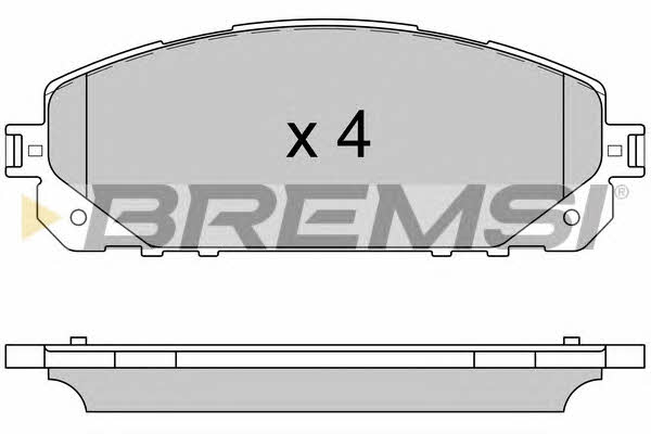 Bremsi BP3605 Brake Pad Set, disc brake BP3605