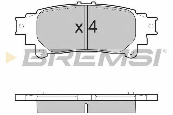 Bremsi BP3482 Brake Pad Set, disc brake BP3482