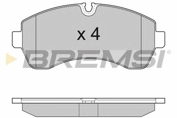 Bremsi BP3290 Brake Pad Set, disc brake BP3290