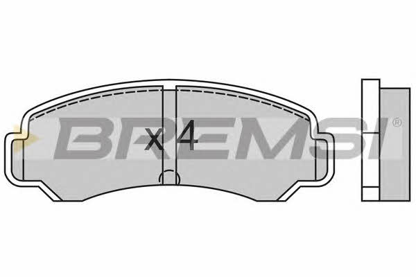 Bremsi BP2359 Brake Pad Set, disc brake BP2359