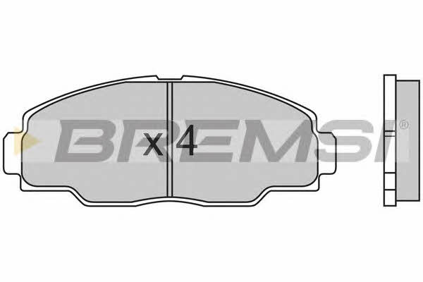 Bremsi BP2540 Brake Pad Set, disc brake BP2540