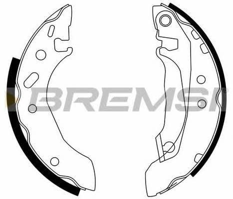 Bremsi GF0226 Brake shoe set GF0226